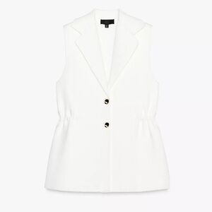 Zara ruffled waist vest top